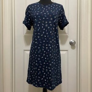 Eddie Bauer Coast & Climb Short Sleeve Pocket T-Shirt Dress Camping Nature Small